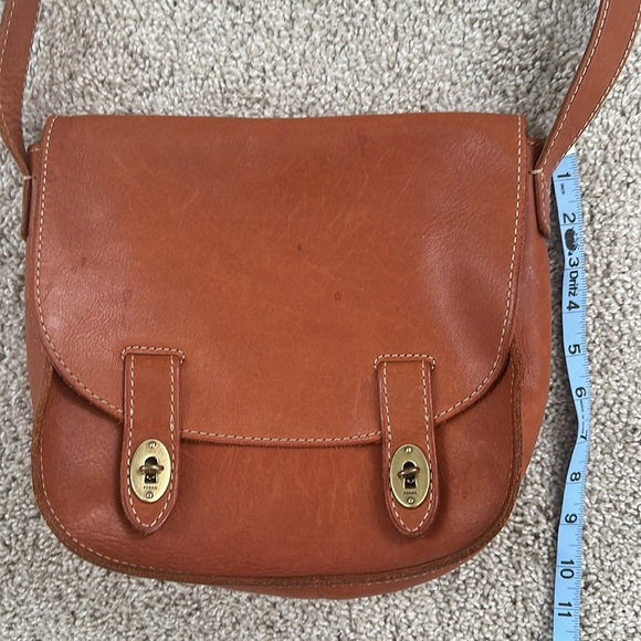 Brown Leather Fossil purse- Saddlebag style - Picture 8 of 8